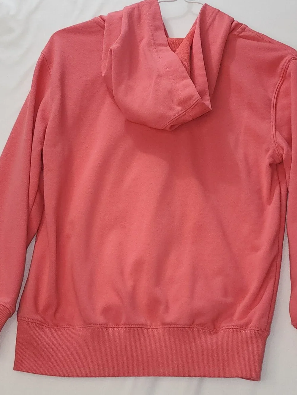GAP Kids 1969 Glitter Logo Full-Zip Hoodie Coral Pink L (10/12)
